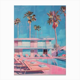 California Pool Canvas Print