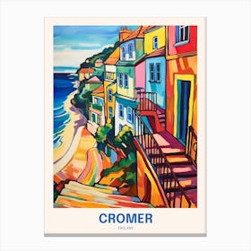 Cromer England 3 Uk Travel Poster Canvas Print
