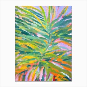 Sago Palm 2 Impressionist Painting Canvas Print