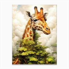 Giraffe animal Canvas Print