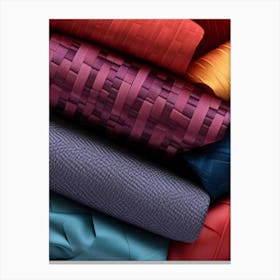 Colorful Fabrics Canvas Print