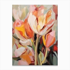 Fall Flower Painting Tulip 3 Canvas Print