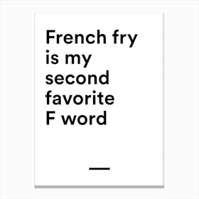 French Fries Canvas Print