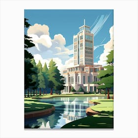 Emirgan Park Pixel Art 4 Canvas Print