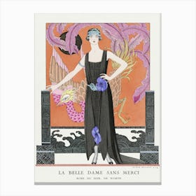 La Belle Dame Sans Merci Robe Du Soir, De Worth (1921), George Barbier Canvas Print