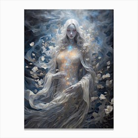 Angel Of The Sky Canvas Print