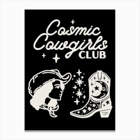 Cosmic Cowgirls Club 9 Canvas Print