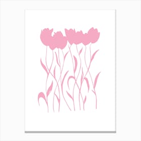 Pink Graphic Canvas Print