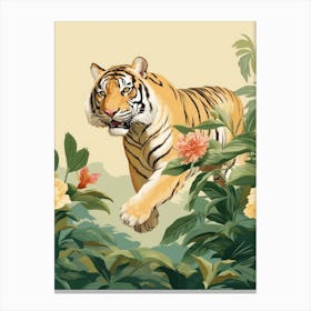 Tiger In The Jungle 42 Canvas Print