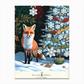 William Morris Fox By William Morris Canvas Print