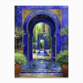 Blue Doorway 1 Canvas Print