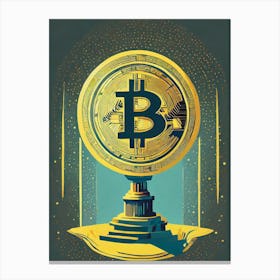 Bitcoin Canvas Print