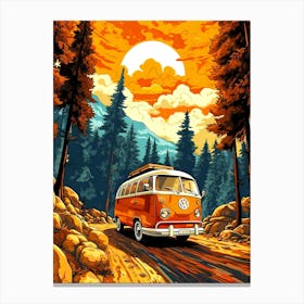 Vw Bus Canvas Print