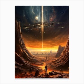 Spaceship 3 Canvas Print