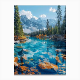 Rocky Mountain Lake 1 Toile