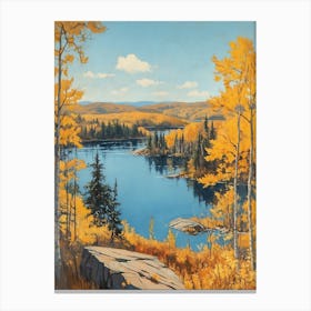 Beautiful Autumn Painting 10 Canvas Print