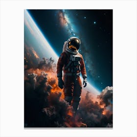Astronaut In Space 23 Canvas Print