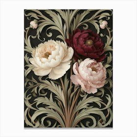 Three Peonies 1 Canvas Print