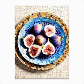 Figs On A Plate Canvas Print