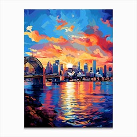 Sydney Harbour Bridge's Skyline Majesty Canvas Print