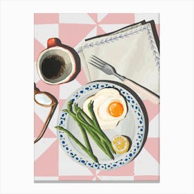 Coffee Breakfast Poster 1 Canvas Print