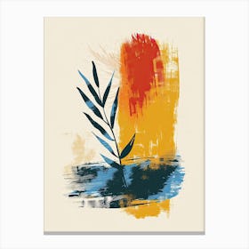 Orbiting Chords Of Retro Grace Mid Century Style Canvas Print