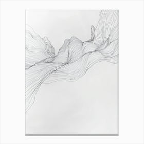 Abstract Line Drawing 8 Canvas Print