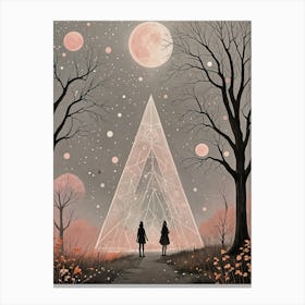 Mysterious Triangle Canvas Print