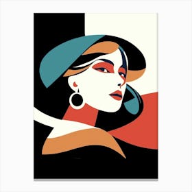 Portrait Of A Woman Canvas Print