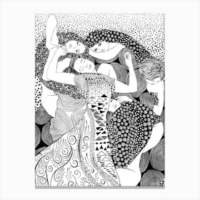 The Virgin (Klimt remake) Canvas Print