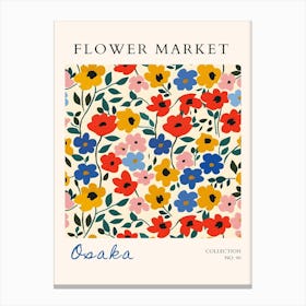 Flower Market 72 Canvas Print