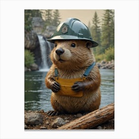 Beaver 5 Canvas Print