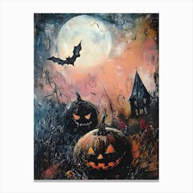 Halloween Pumpkins 6 Canvas Print