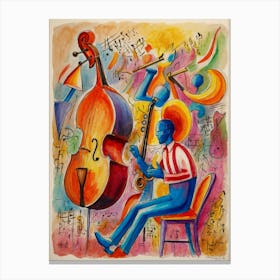 Jazz Musician Canvas Print