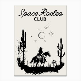 Space Rodeo Club 2 Canvas Print