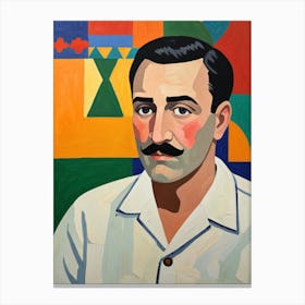 Portrait Of A Man 7 Canvas Print