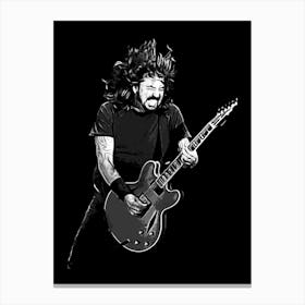 Dave Grohl Foo Fighters 8 Canvas Print
