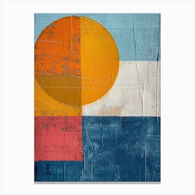 Abstract - Sunset, Oil Canvas Print