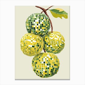 Mosaic Fruit 1 Canvas Print