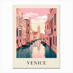 Vintage Travel Poster Venice Canvas Print