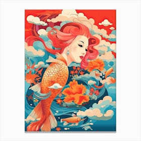 Koinobori Festival Japanese Kitsch 0 Canvas Print