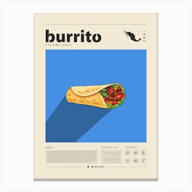 Burrito Canvas Print