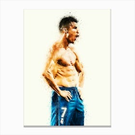 Cristiano Ronaldo Body 1 Canvas Print