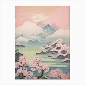 Mount Mitake In Tokyo, Japanese Landscape 6 Canvas Print