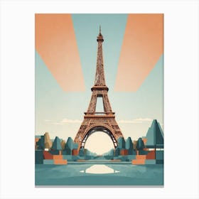 Paris Eiffel Tower Canvas Print