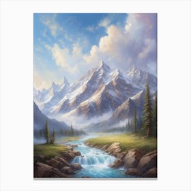 Mountain Stream Canvas Print