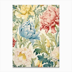 Wallpaper Floral Pattern 1 Canvas Print