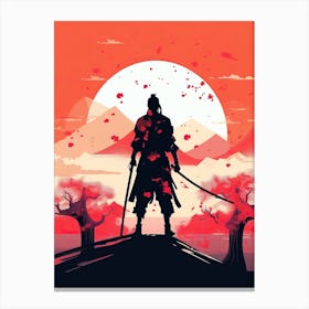 Mystical Samurai Wisdom Canvas Print