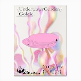 Pink Underwater Garden Canvas Print