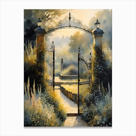 Gate To The Garden Canvas Print